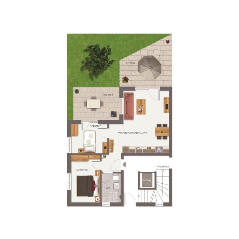 Ferienwohnung Chalet Marienbrunnen - Apartment mit 2 Schlafzimmern - 6