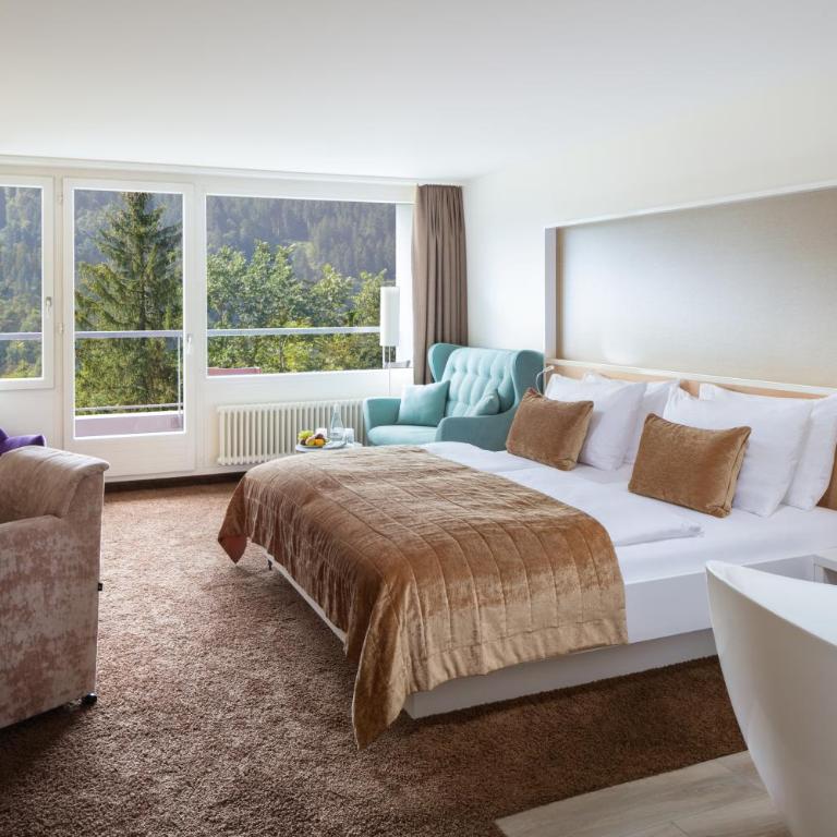 Hotel Waldegg - Adults only - Deluxe Doppelzimmer mit Balkon und Bergblick - 3