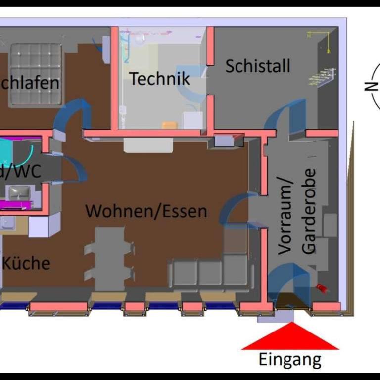 Lachtal-Zentral - Apartment mit 1 Schlafzimmer - 5