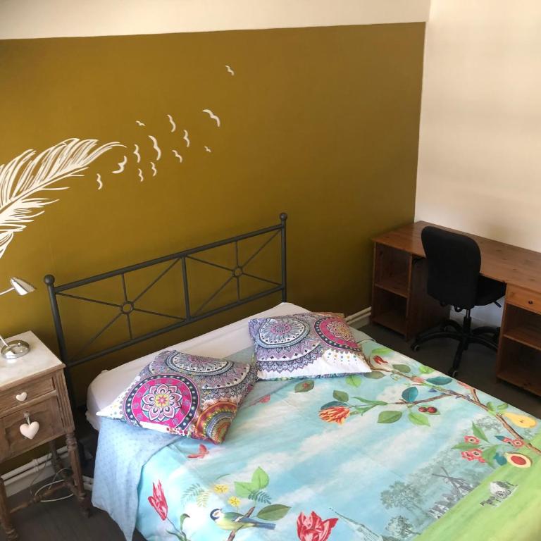 BedinReims elegant green bottle quiet and close to center free parking and wifi free ideal 5 à 9 Adultes - Appartamento Deluxe - 37