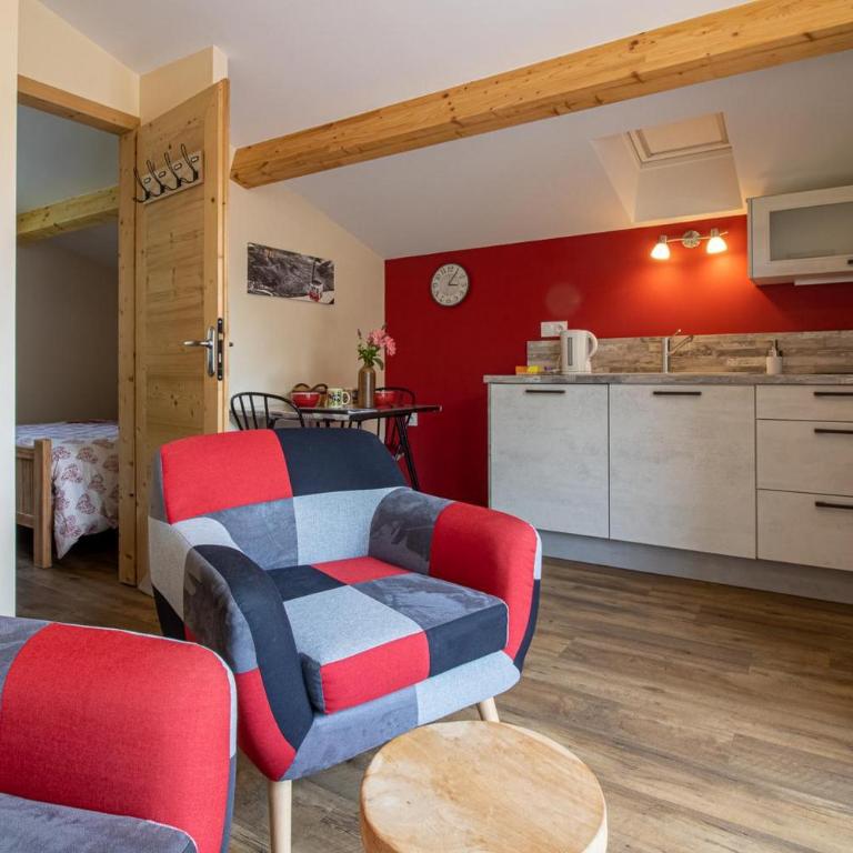 Le Nidouyé appartement 2 adultes UNIQUEMENT à Saint Lary Soulan - Apartment mit 1 Schlafzimmer - 8