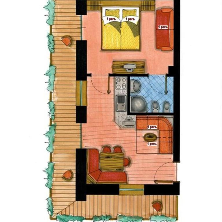 Mair am Hof - Farm - Maso - Bauernhof - Appartamento con 1 Camera da Letto e Balcone - 1