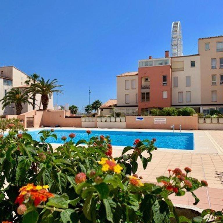 Spacieux T3 au Centre Port, Résidence avec Piscine, Cap d'Agde - FR-1-607-10 - Appartement (6 Adultes) - 2