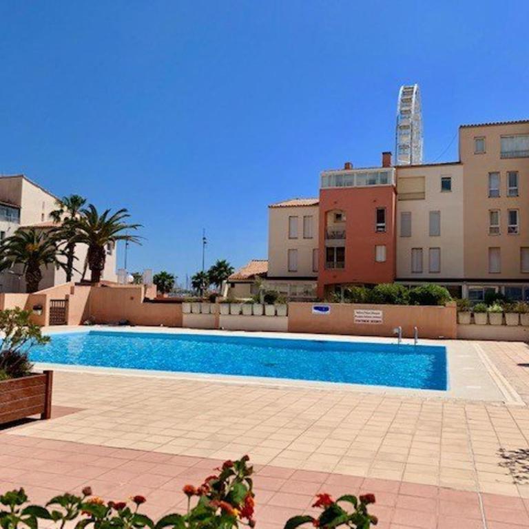 Spacieux T3 au Centre Port, Résidence avec Piscine, Cap d'Agde - FR-1-607-10 - Appartement (6 Adultes) - 7