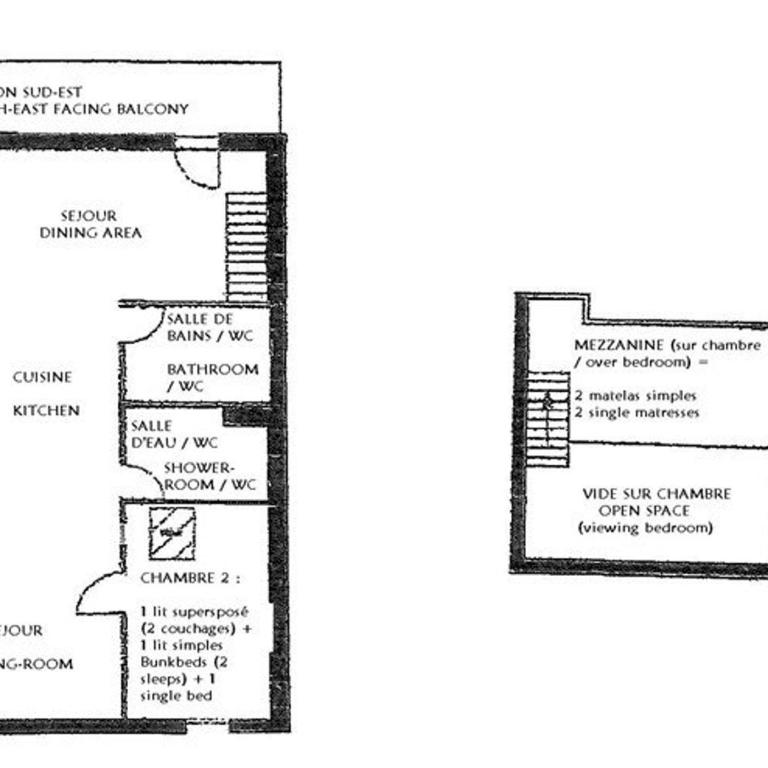 Appartement spacieux à Valmorel, 11 couchages, 4 Pièces, casier à skis - FR-1-291-749 - Appartement (11 Adultes) - 9
