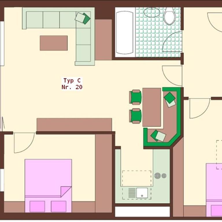 Ferienhaus Schiwiese mit freiem Eintritt in die Alpentherme & freie Nutzung der Gasteiner Bergbahnen im Sommer 2026 - Apartment mit 2 Schlafzimmern (4-6 Erwachsene) - 22