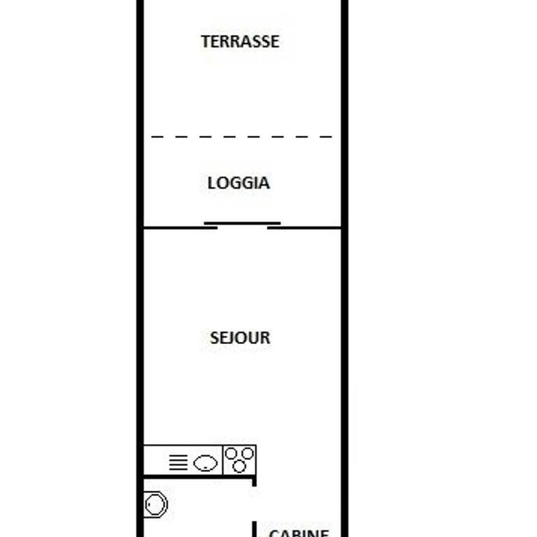 Studio Cabine 4 Pers, RDC, Bord de Plage, Parking Privé, À Proximité Commerces et Aqualand - FR-1-81-235 - Studio - 9