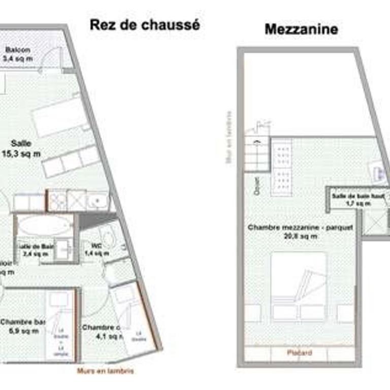Duplex 3 Pièces avec Balcon, 6 Couchages à Valmorel - FR-1-291-771 - Appartement (6 Adultes) - 8