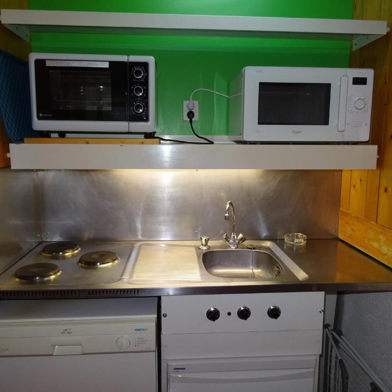 Studio pour 5 pers. proche pistes avec balcon et wifi, Arc 1800 - FR-1-411-341 - Studio - 7