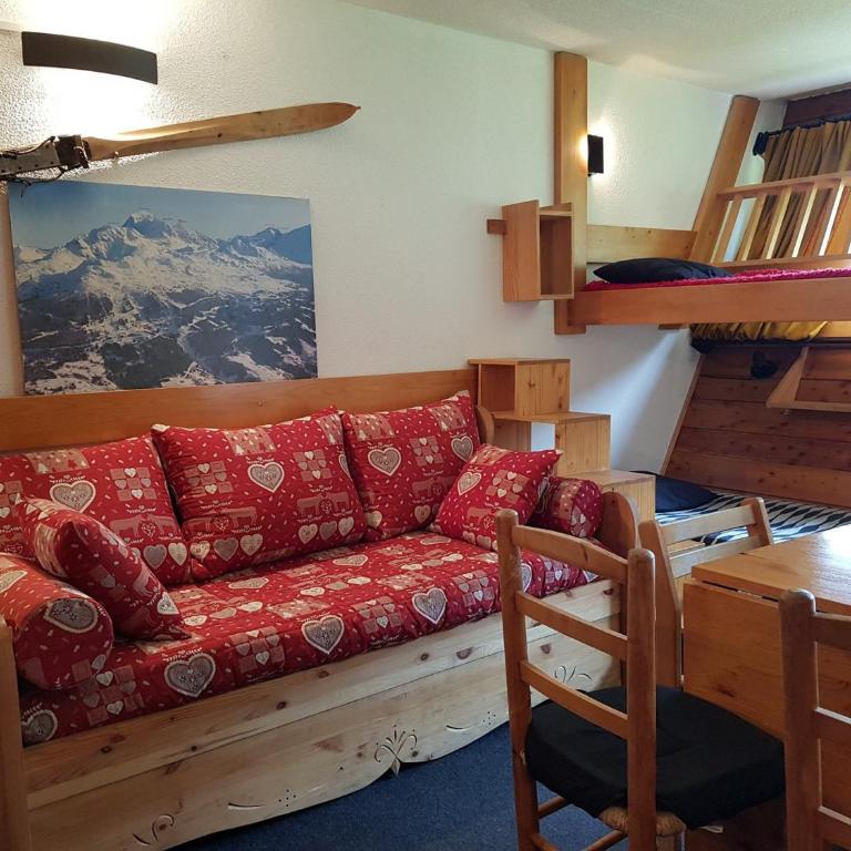 Studio 3 personnes, Arc 1600, accès direct aux pistes avec WiFi - FR-1-411-490 - Monolocale - 4