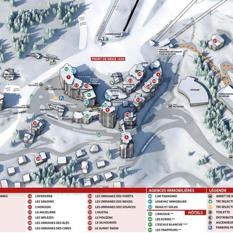 Studio 6 pers au pied des pistes avec balcon - Les Orres - FR-1-322-145 - Apartment (6 Erwachsene) - 8