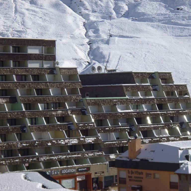 Studio cabine 6 personnes avec balcon à La Mongie, près des pistes - Monolocale - 10