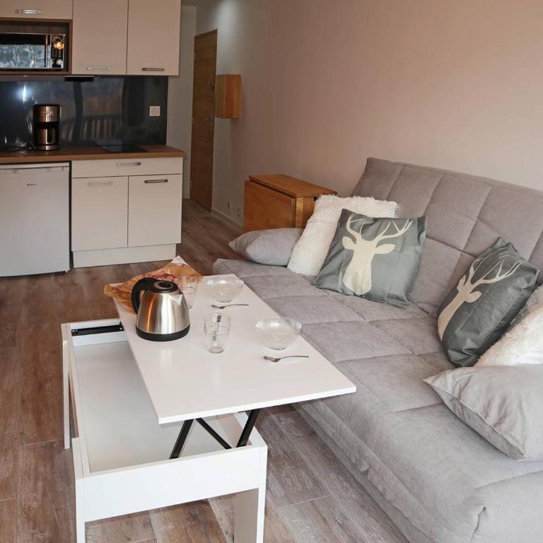 Studio rénové pour 2 pers, cœur de station, accès pistes, balcon sud - FR-1-322-307 - Studio - 3