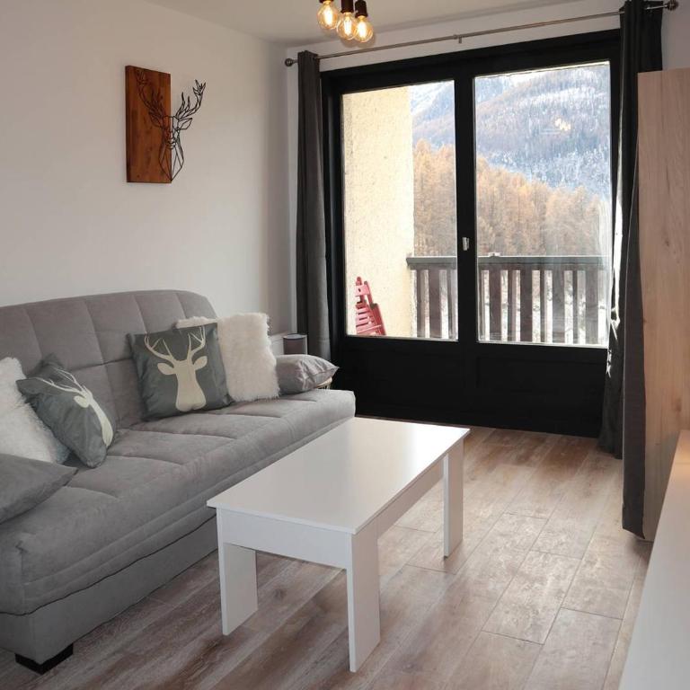 Studio rénové pour 2 pers, cœur de station, accès pistes, balcon sud - FR-1-322-307 - Studio - 4