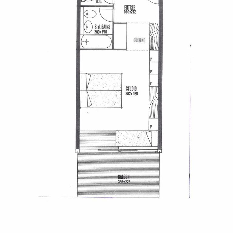 Studio 4 personnes aux Arcs 1600 près des pistes, balcon et WiFi - FR-1-411-333 - Monolocale - 8