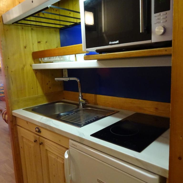Studio rénové pour 3 à Arc 1600, ski aux pieds, animaux admis - FR-1-411-413 - Studio - 5