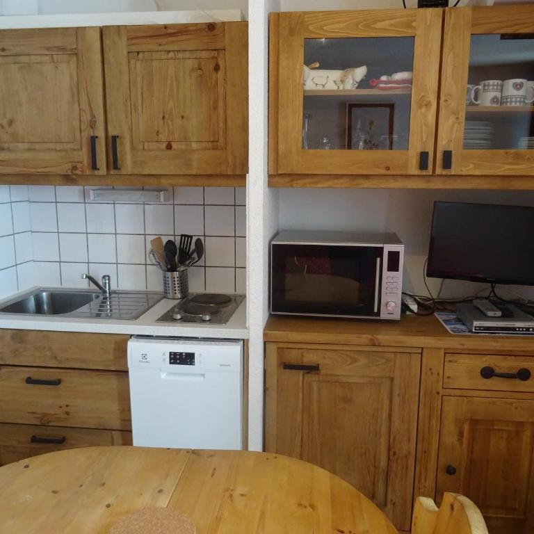 Studio cosy pour 3 pers, balcon sud, proche pistes et commerces, Arc 2000 - FR-1-411-450 - Studio - 6
