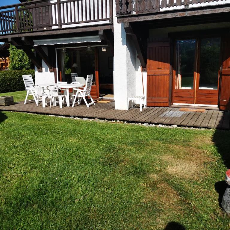 Terrasse sur Mont-Blan c - Appartement avec Vue sur la Montagne - 11