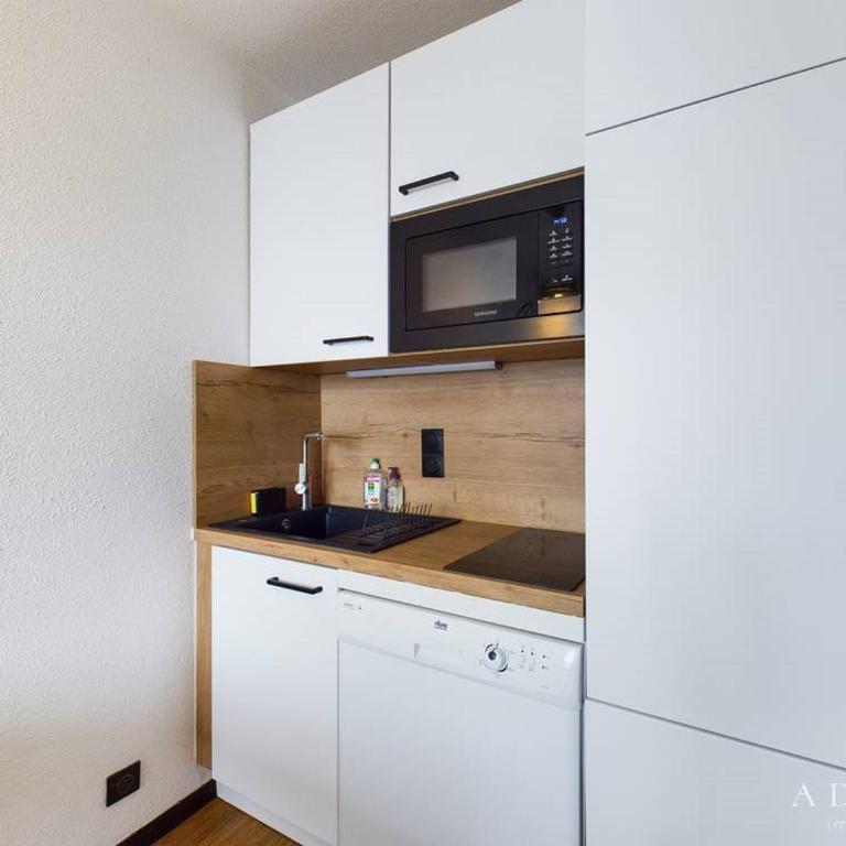 Studio rénové 2* pour 4 pers., skis aux pieds, balcon exposé sud-ouest, proche commerces et garderie - FR-1-398-528 - Appartement - 5