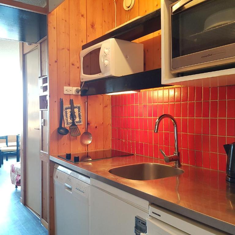 Studio 4 pers à Arc 1600, balcon sud, Wi-Fi inclus - FR-1-411-536 - Studio - 4