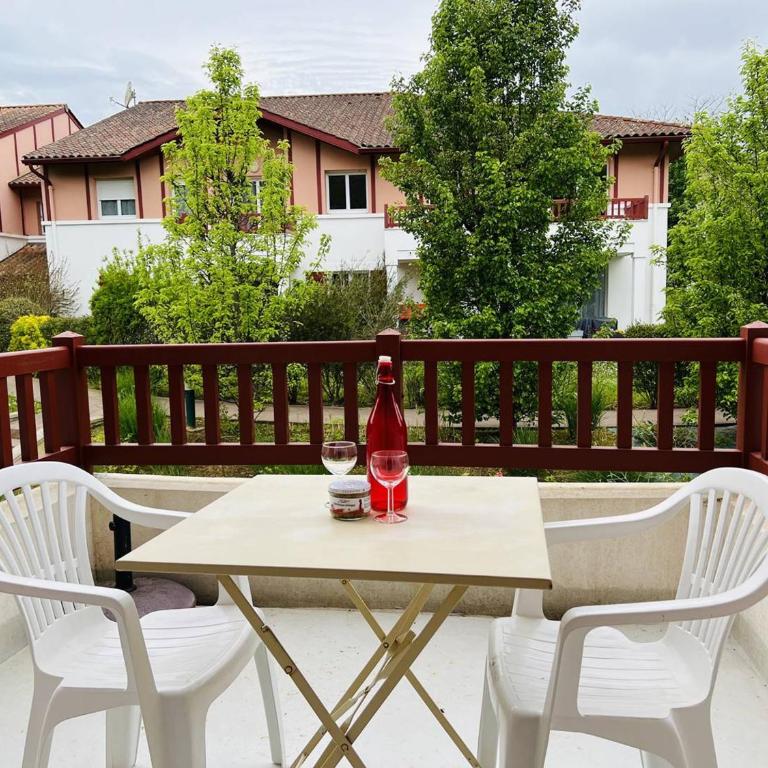 Appartement F2 avec piscine et parking à Cambo-les-Bains - Appartement 1 Chambre - 14