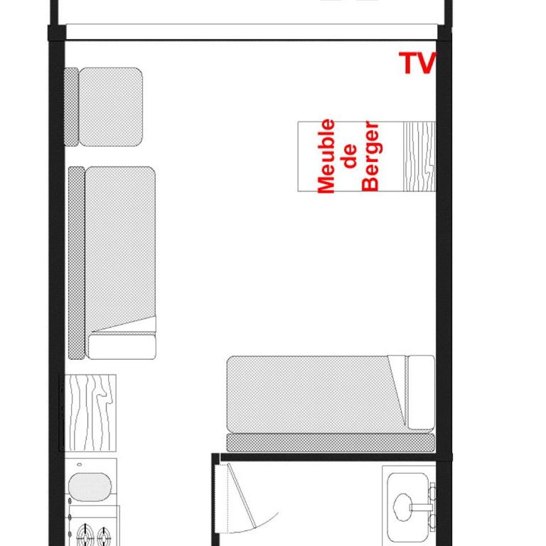 Studio skis aux pieds avec balcon et animaux acceptés - FR-1-505-50 - Studio - 2