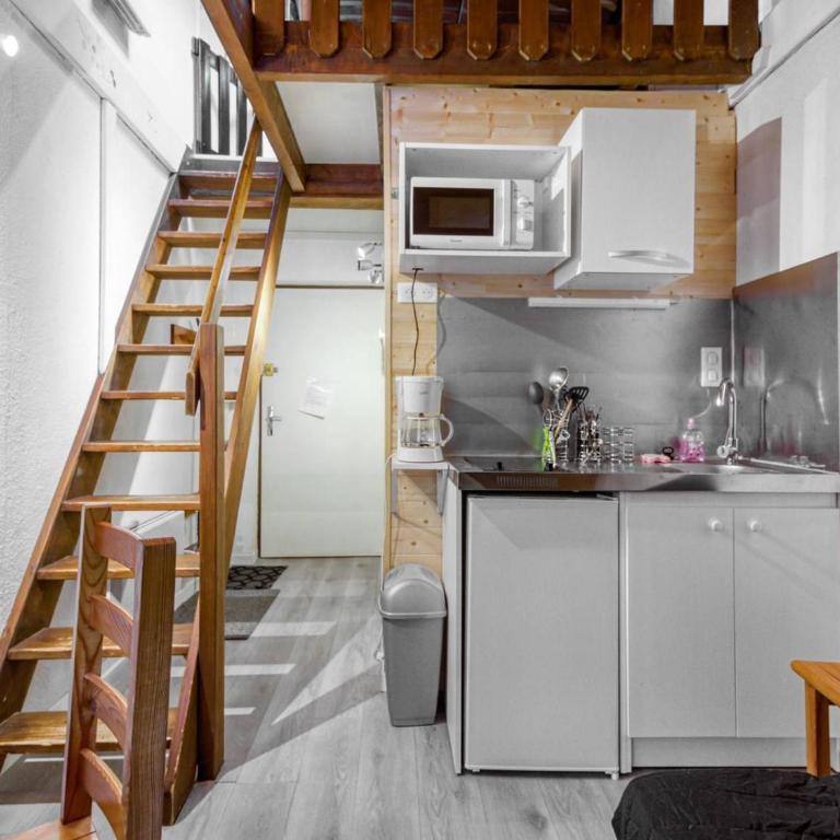 Charmant Duplex 18m² à 150m des Pistes, Centre Cauterets, Parking Gratuit - FR-1-401-195 - Studio - 8