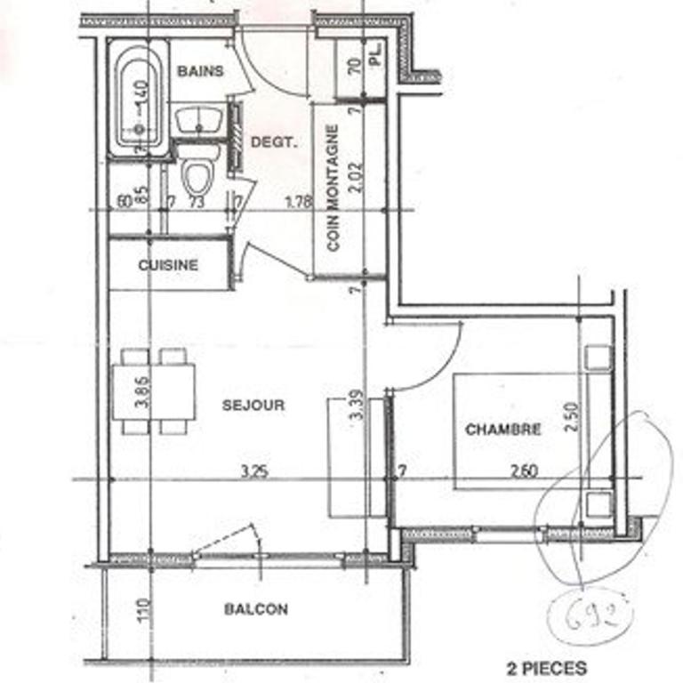 2 pièces au pied des pistes à St Jean d'Aulps - Appartement 1 Chambre - 12