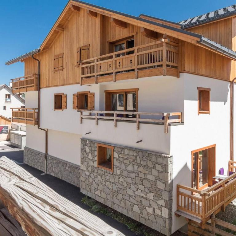Bel appartement lumineux 54m², 3 pièces, 6 pers., coeur de Montgenèvre, animaux acceptés, balcon. - FR-1-330D-12 - Appartement (6 Adultes) - 9