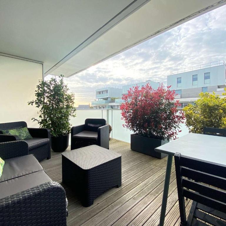 Studio moderne 4 pers au centre de La Baule avec terrasse et garage, proche plage et commerces - FR-1-245-162 - Apartment - 9