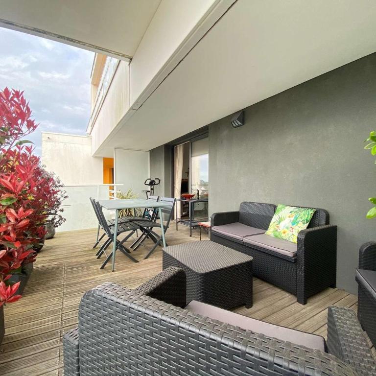 Studio moderne 4 pers au centre de La Baule avec terrasse et garage, proche plage et commerces - FR-1-245-162 - Apartment - 13
