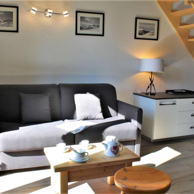 Studio rénové, mezzanine, 6 pers, balcon, proche téléski - Appartement 1 Chambre - 6