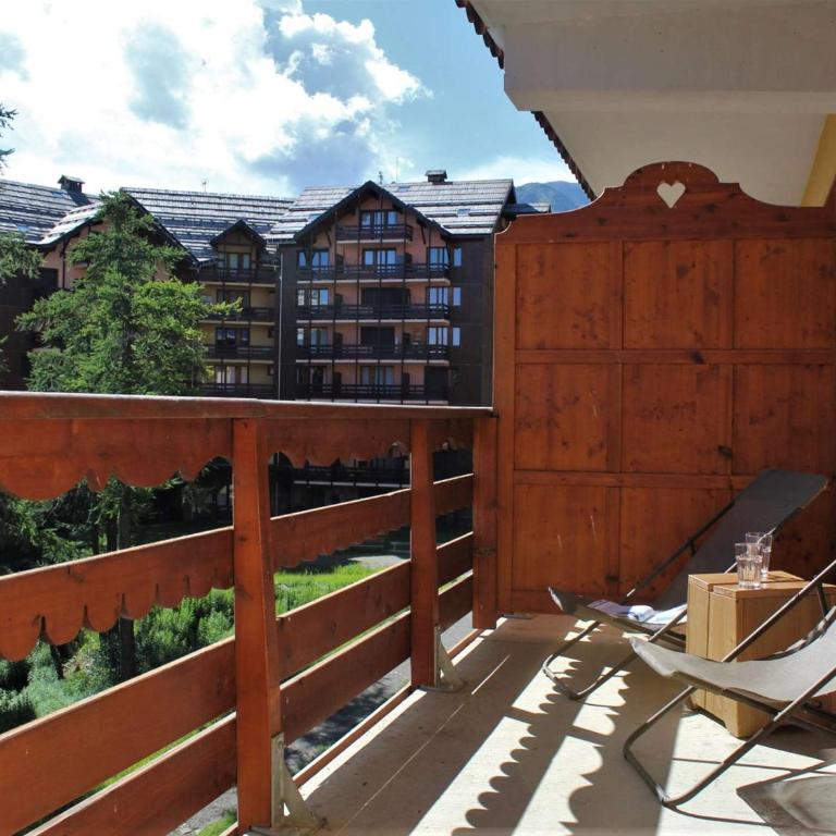 Appartement cosy 2 pièces avec balcon, piscine, sauna et accès direct aux pistes - 5 couchages, Risoul - Appartement 1 Chambre - 15