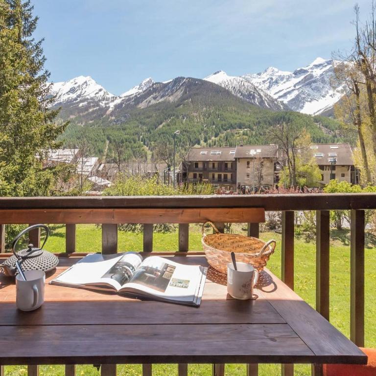 Charmant T2 mezzanine 5 pers, balcon sud, proche centre et pistes, parking privé - Le Monêtier les Bains - Appartement 1 Chambre - 4