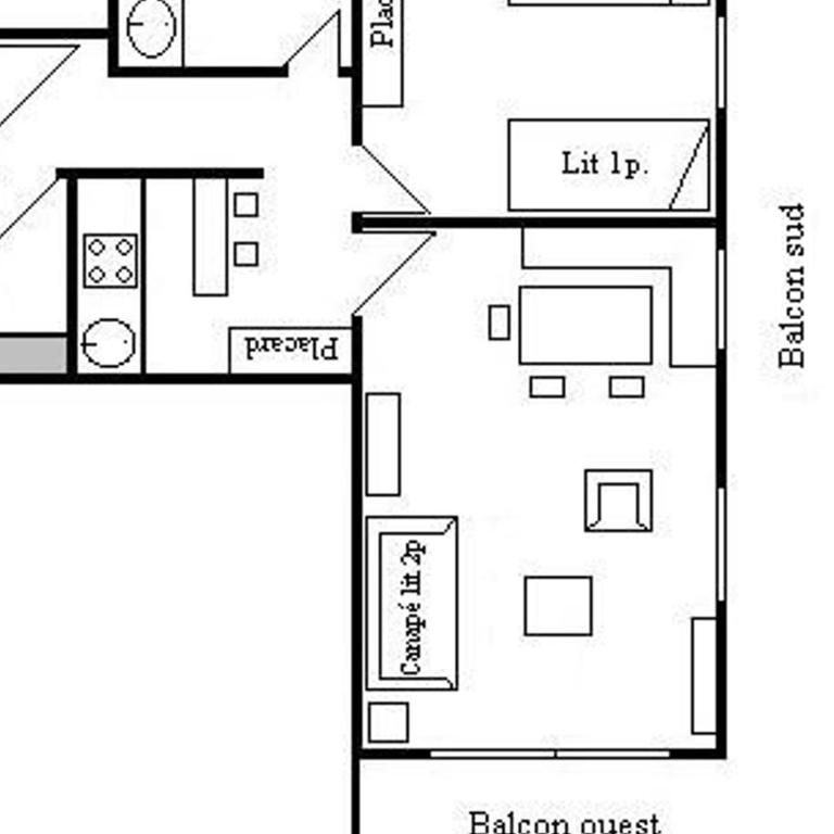 Charmant appartement proche pistes avec balcon et parking – Méribel - FR-1-180-358 - Appartement (5 Adultes) - 19