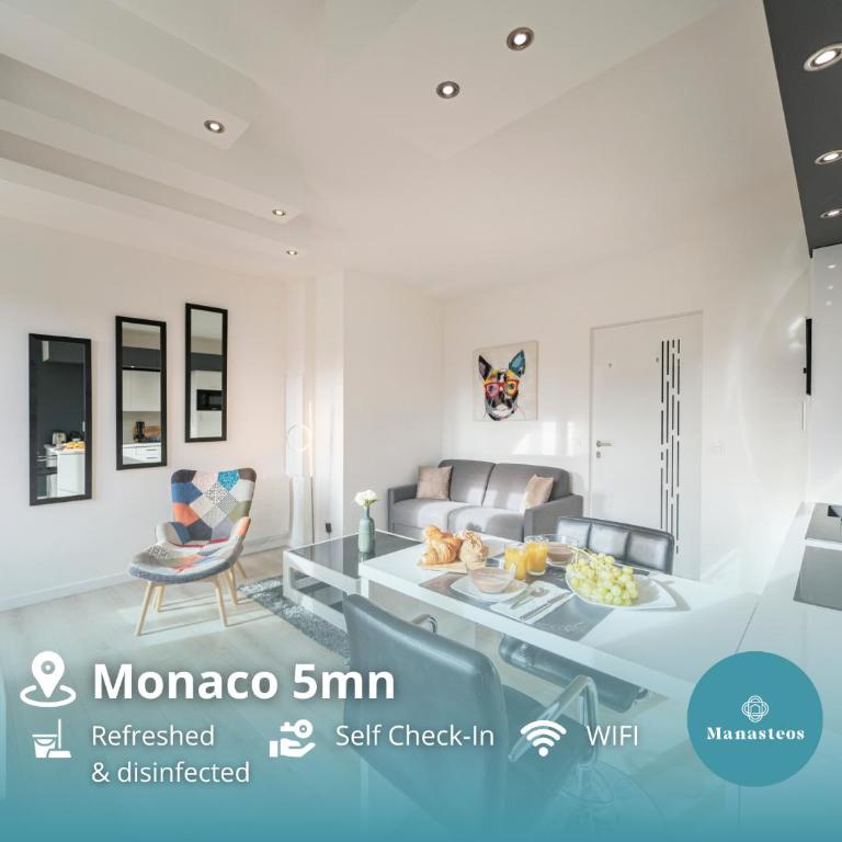 Frontière Monaco, Appartement Rénové Entièrement - AG - Appartement 1 Chambre - 1