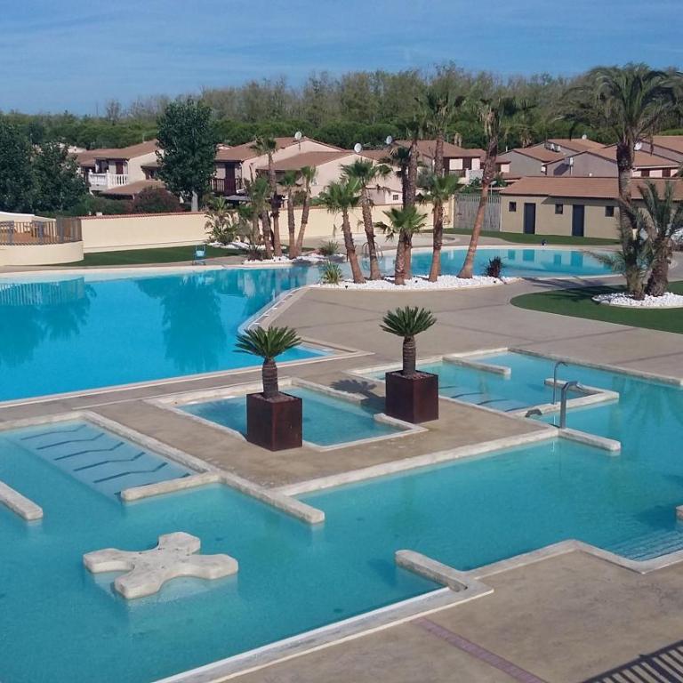 Domaine de vacances à 600m de la plage animations piscines en supplément villa climatisée 3 chambres 5 à 7 couchages WIFI LRPDSG12 - Maison 3 Chambres - 15