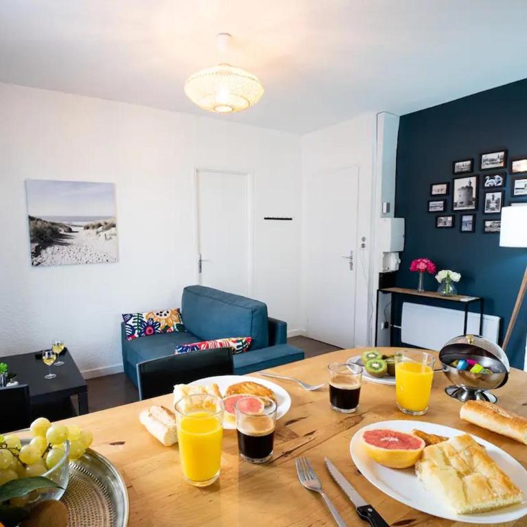 appartement n2 centre village, clim, parking gratuit - Appartement 1 Chambre - 10