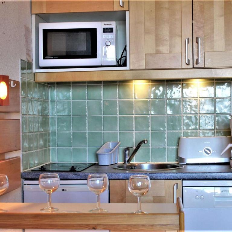 Studio cabine 4 pers, pied de pistes, animaux acceptés – Risoul 1850 - Appartement 1 Chambre - 7