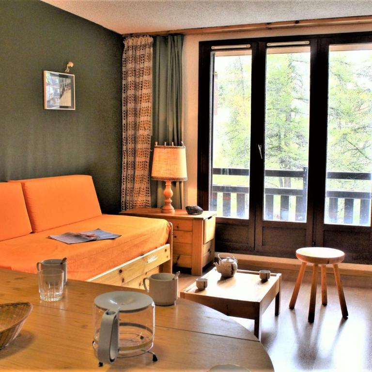 Studio 4 couchages à Risoul 1850 - pied de pistes, calme, balcon exposé Sud - FR-1-330-58 - Appartamento (4 Adulti) - 4