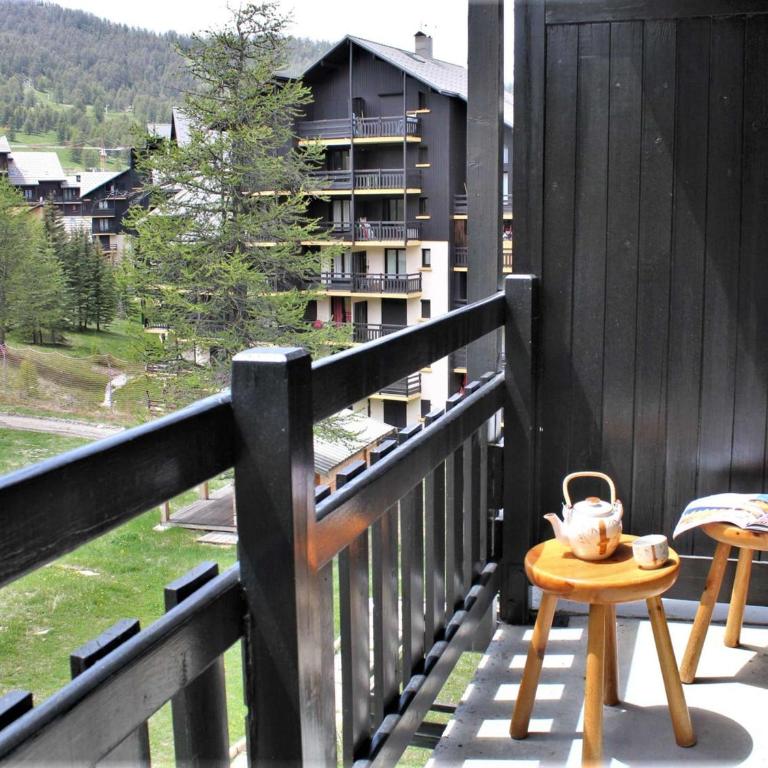 Studio 4 couchages à Risoul 1850 - pied de pistes, calme, balcon exposé Sud - FR-1-330-58 - Appartamento (4 Adulti) - 12
