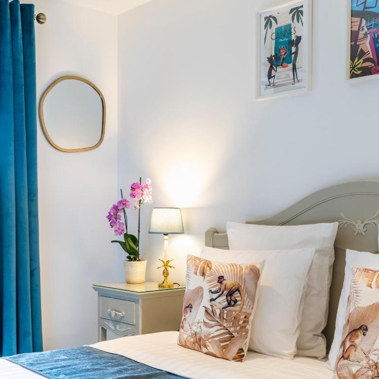 Loup Castel Boutique Hotel B&B - Studio Lit King-Size Deluxe Cannes - 11