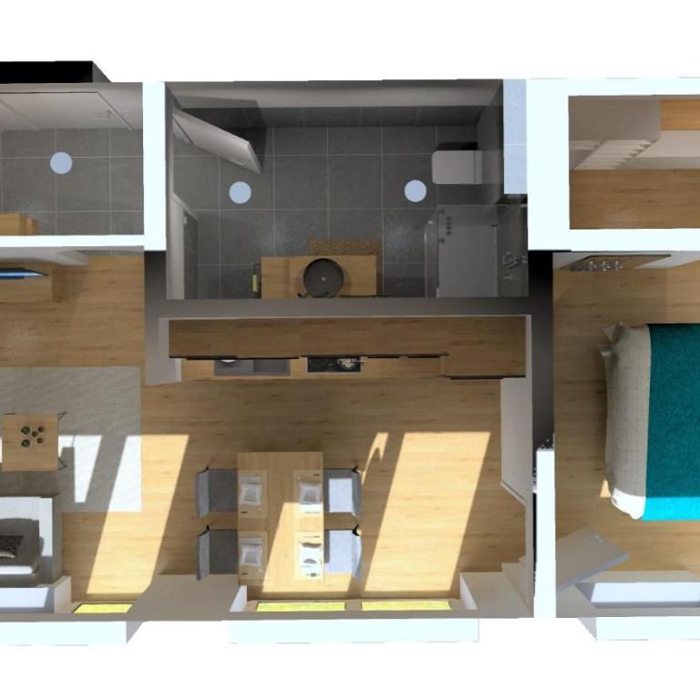 Apartments Austria - Apartment mit 1 Schlafzimmer und Dusche - 5
