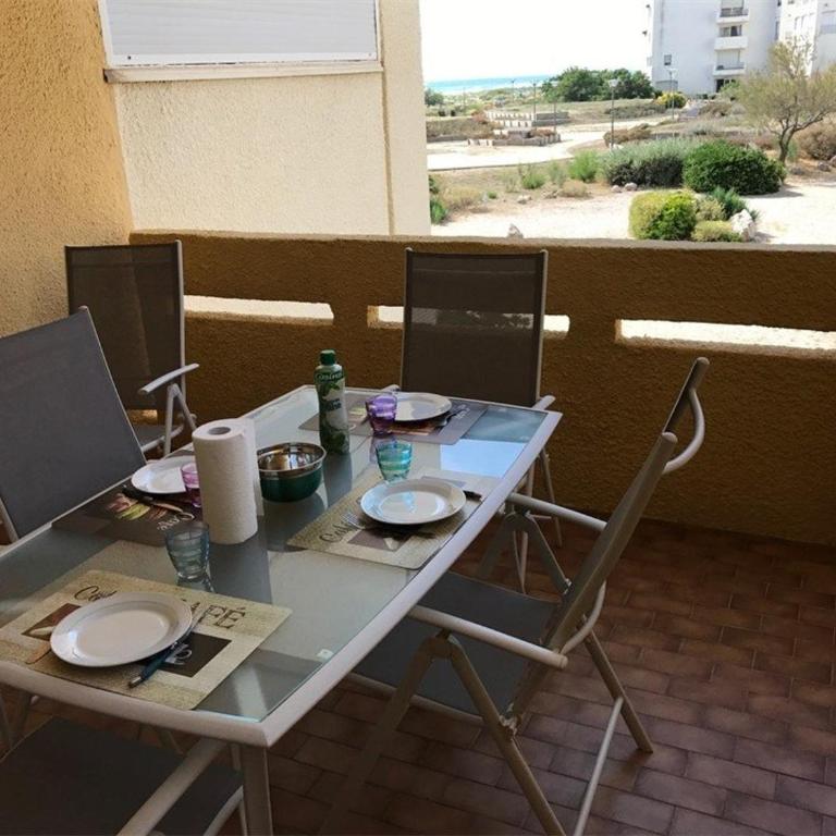 Appartement T2 Cabine 6 pers en bord de mer, parking privé, proche commerces et plage - Leucate - FR-1-81-49 - Appartement (5 Adultes) - 1