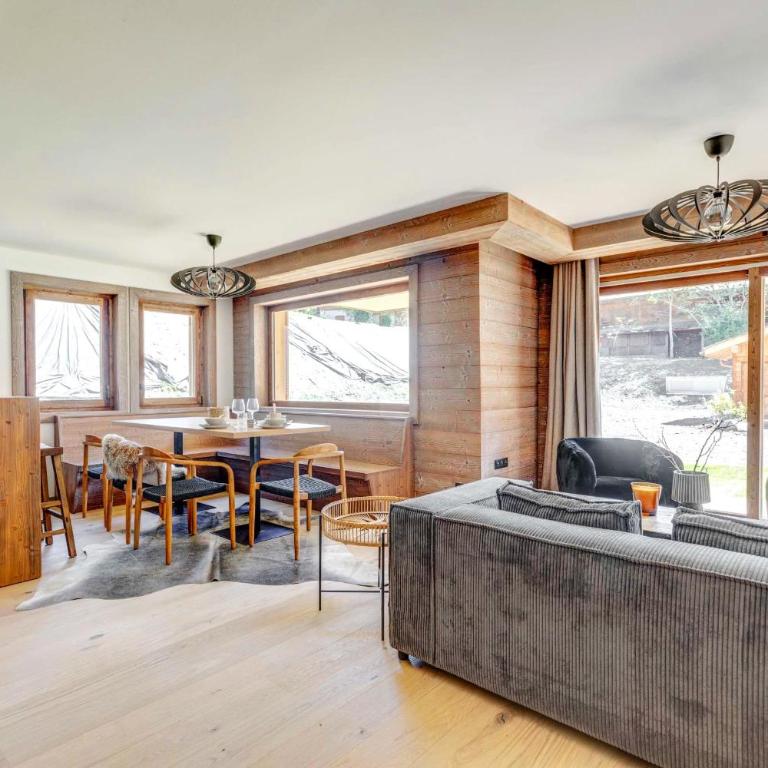 Mont d'arbois, 3 chambres avec terrasses et sauna dans la résidence - Appartement - 7