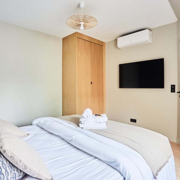 Residence Center of Paris by Studio prestige - Family Room with Shower - 20