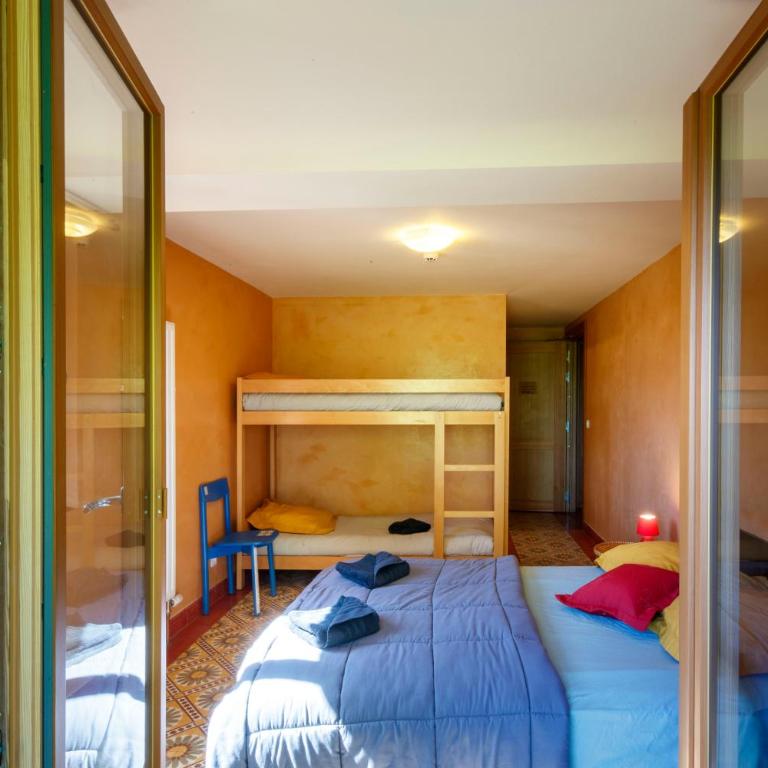 Eco-hôtel et Yourtes du Mercantour - Chambre Familiale avec Balcon - 7
