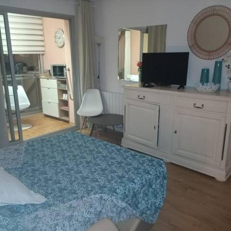 Résidence L'Iliade Appartement à 5 mn des plages Vue mer Parking gratuit - Studio - Vue sur Mer - 8