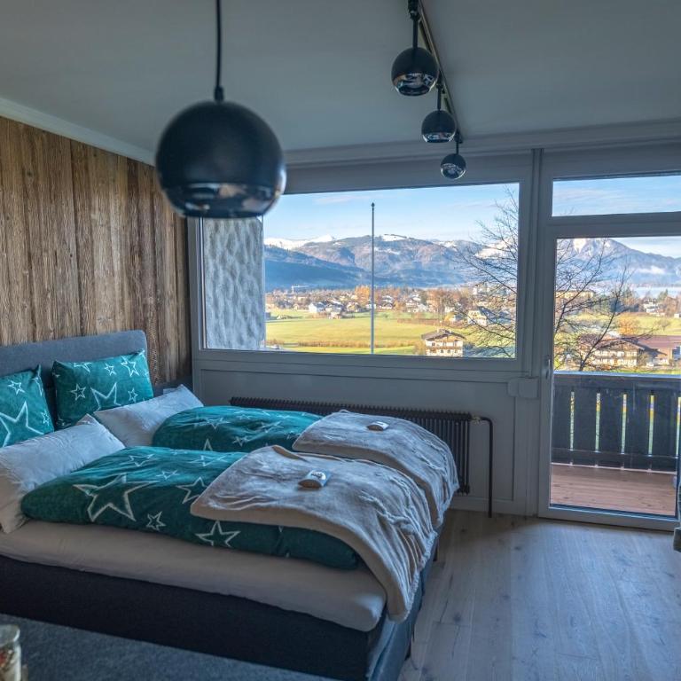 Wolfgangsee Appartements - Panorama Blick, Parkplatz, Balkon - Studio with Lake View - 42