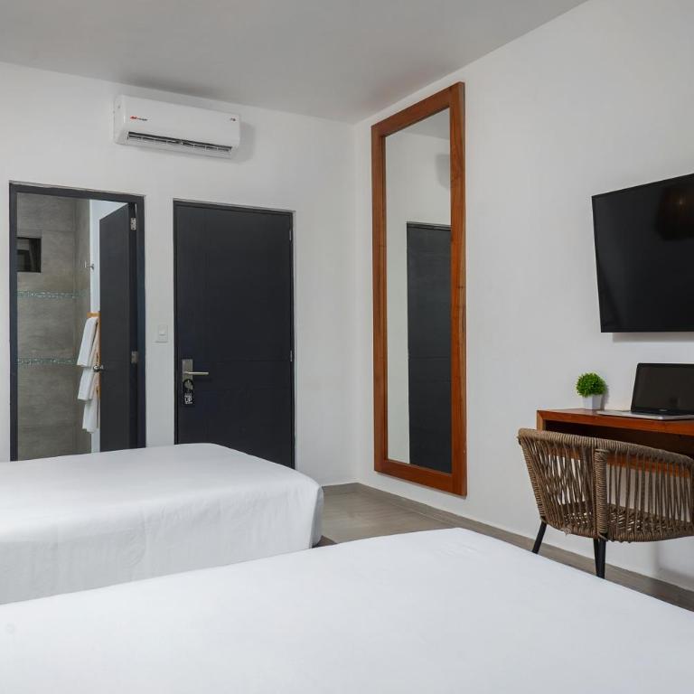 Balkon Boutique Hotel - Superior Double Room with Two Double Beds - 9
